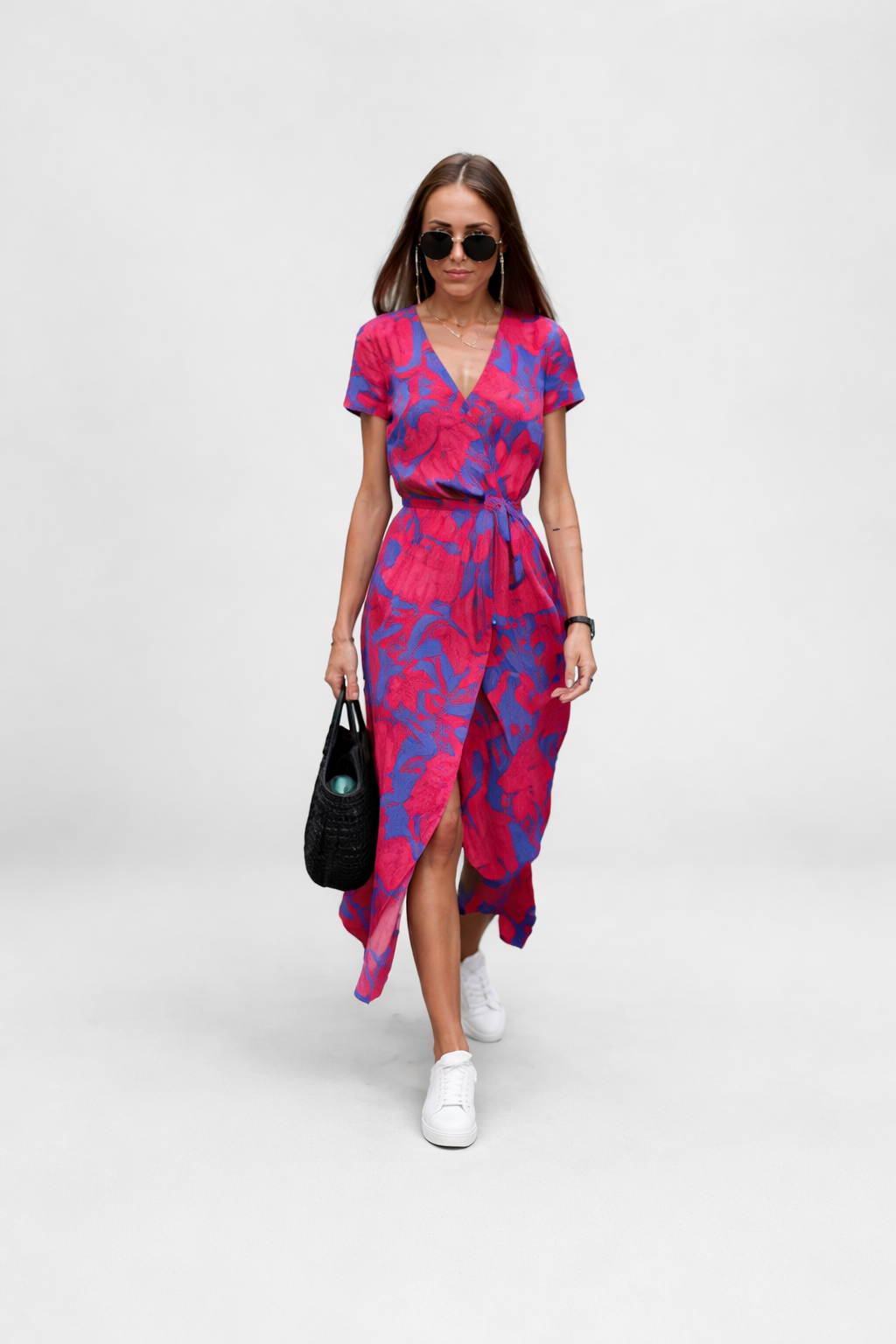 Júlia - Vestido Midi Floral