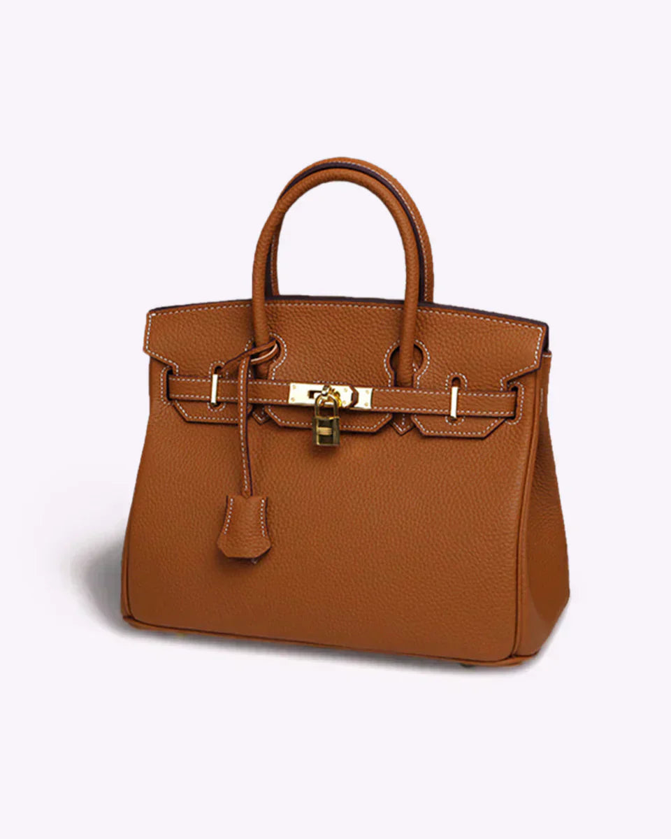 Valentina - Bolso Estructurado con Herraje Dorado