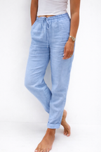 Gabriela - Pantalón Recto Lino