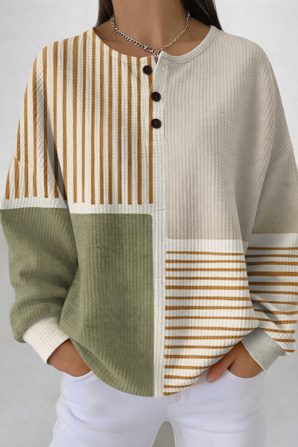 Regina - Blusa Patchwork Premium