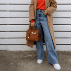 Valentina - Bolso Estructurado con Herraje Dorado