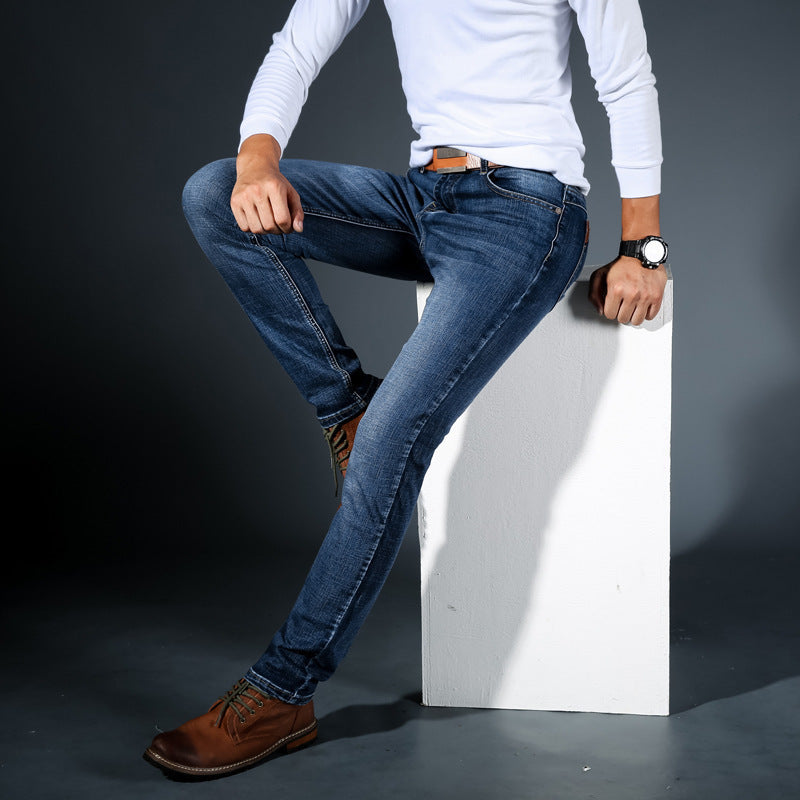 Mauricio - Jeans Slim Modernos de Denim Elástico Premium