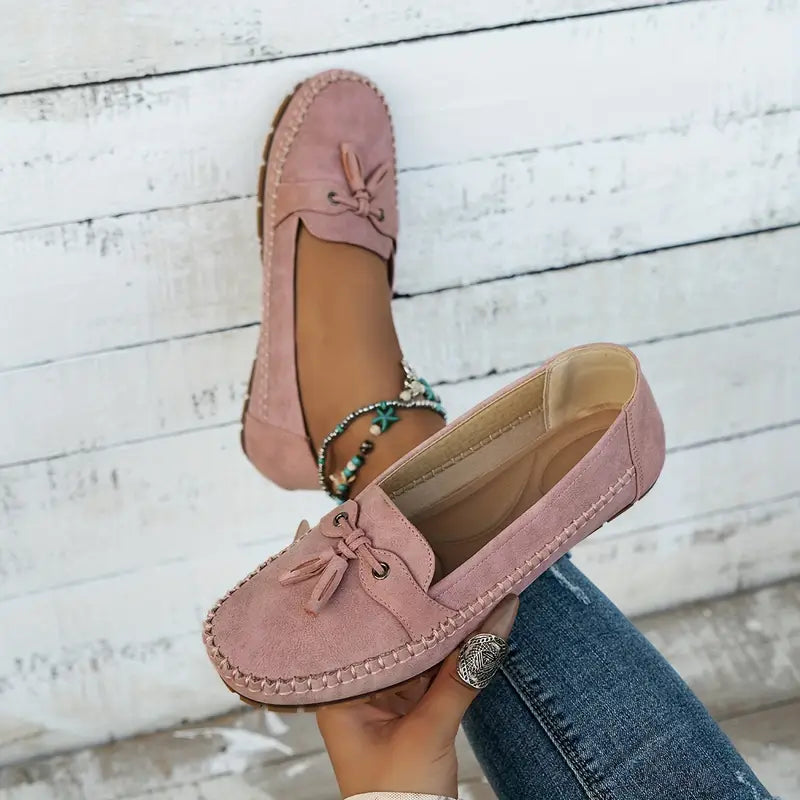 Mariana - Mocasines Borlas Elegantes