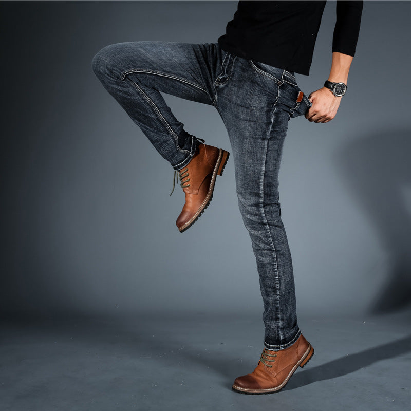 Mauricio - Jeans Slim Modernos de Denim Elástico Premium