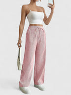 Jimena - Pantalón Pierna Ancha Rayado