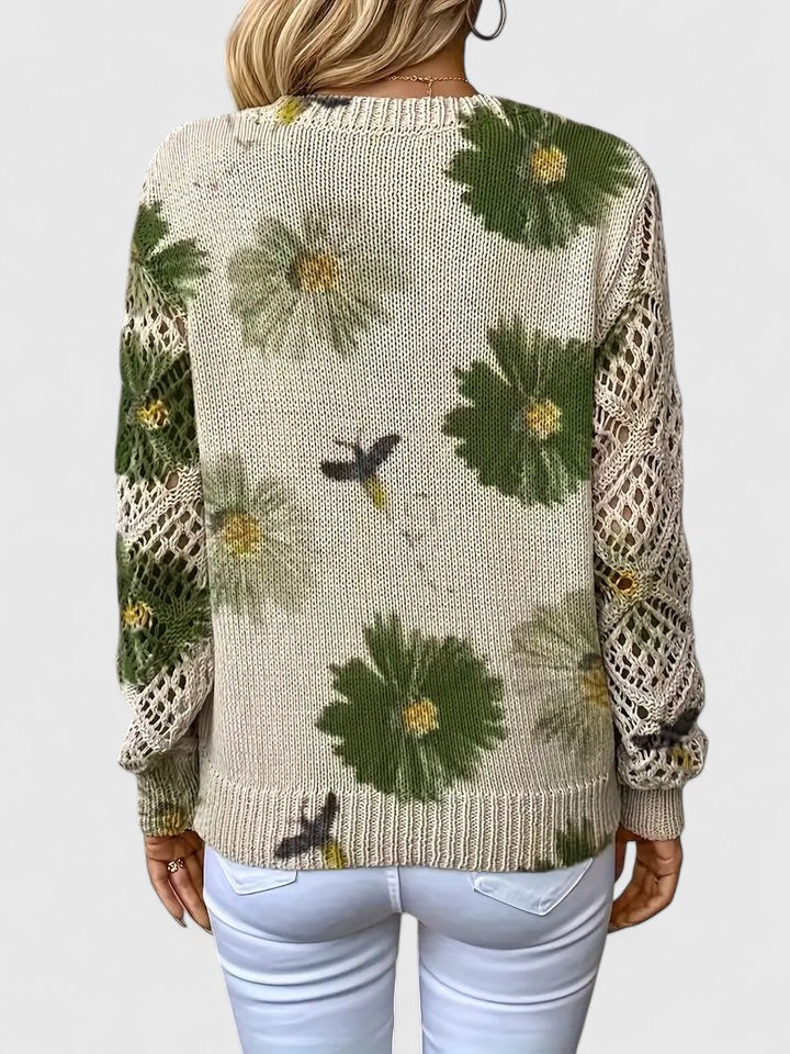 Valeria - Blusa Cuello V Floral