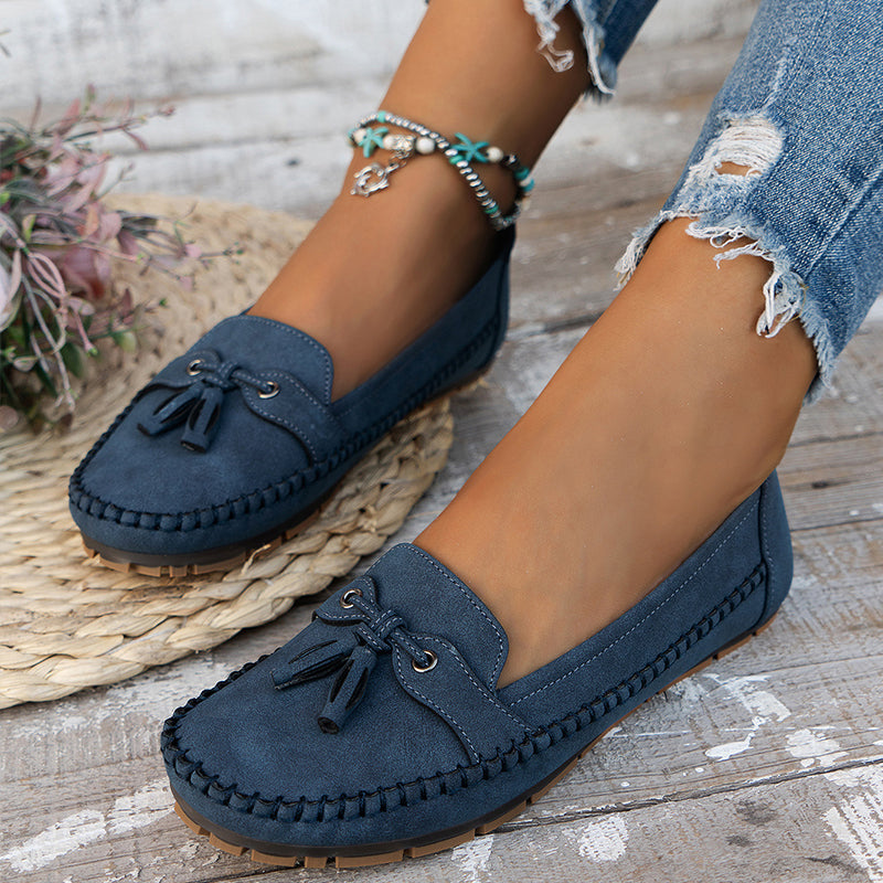 Mariana - Mocasines Borlas Elegantes