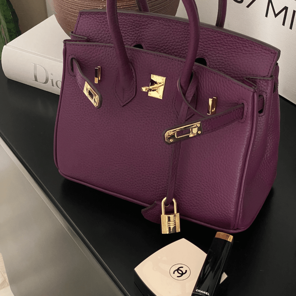 Valentina - Bolso Estructurado con Herraje Dorado