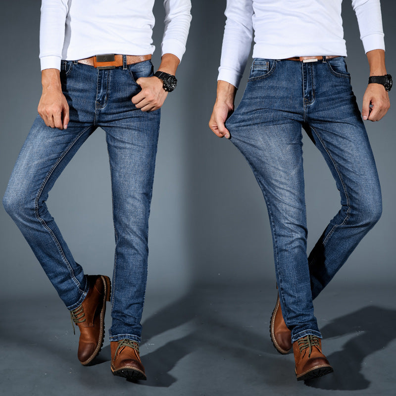 Mauricio - Jeans Slim Modernos de Denim Elástico Premium