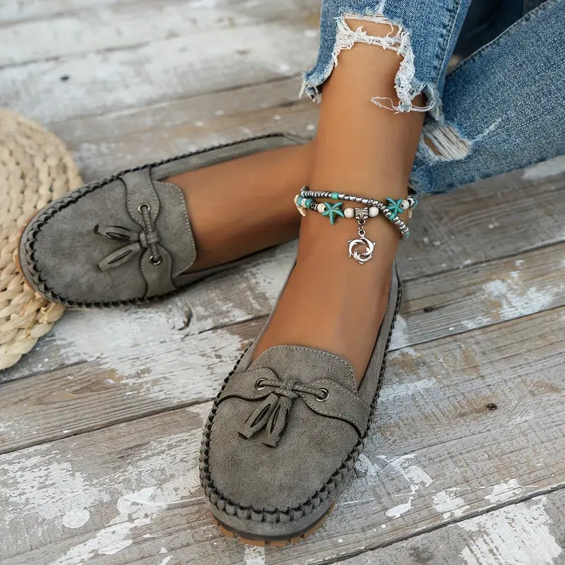 Mariana - Mocasines Borlas Elegantes