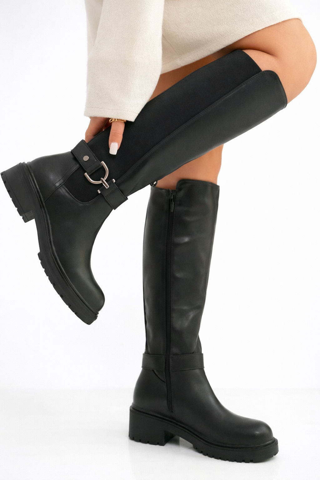 Daniela - Botas Altas Hebilla