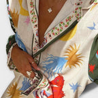 Valentina - Conjunto Satén Estampado