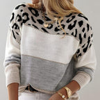 Renata - Suéter Animal Print Tejido