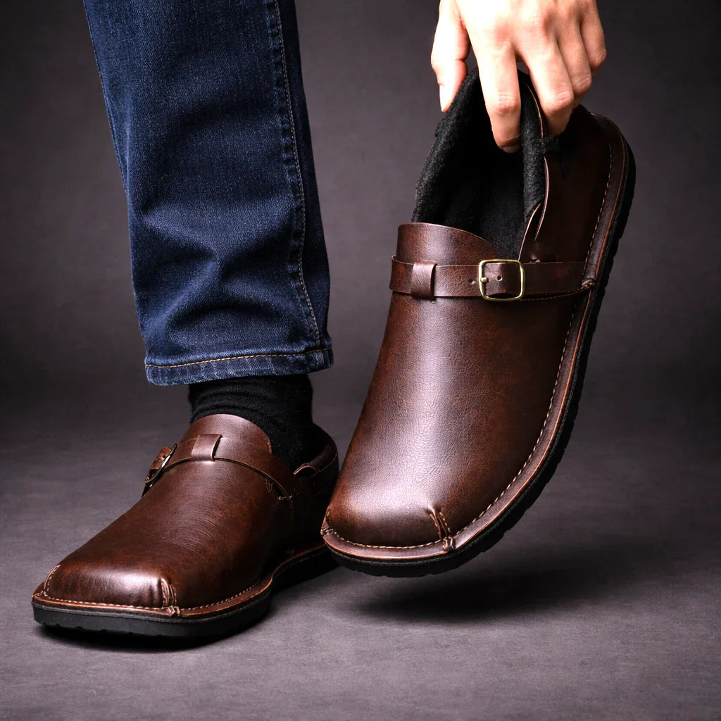 Domenico — Mocasín de Piel con Hebilla
