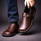 Domenico — Mocasín de Piel con Hebilla