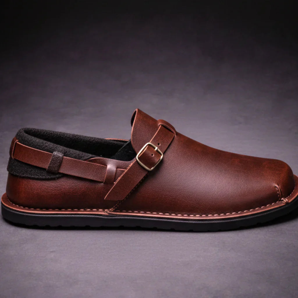 Domenico — Mocasín de Piel con Hebilla