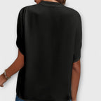 Camila - Blusa Cuello V Minimalista
