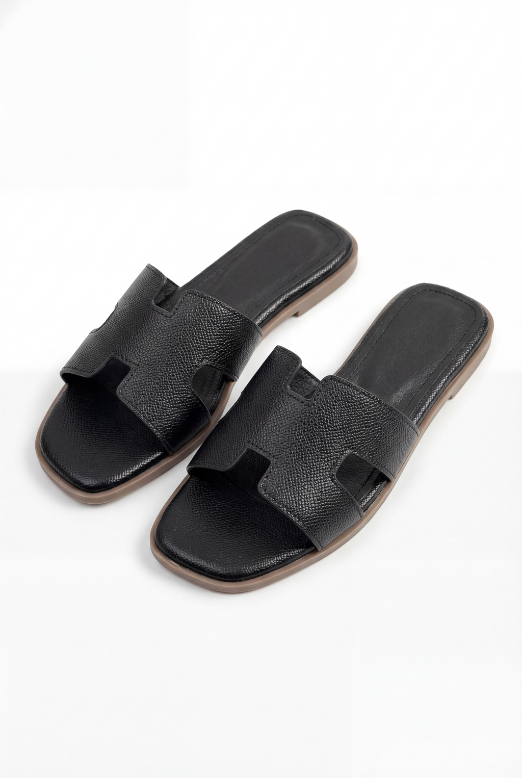 Sandalias planas de ecopiel