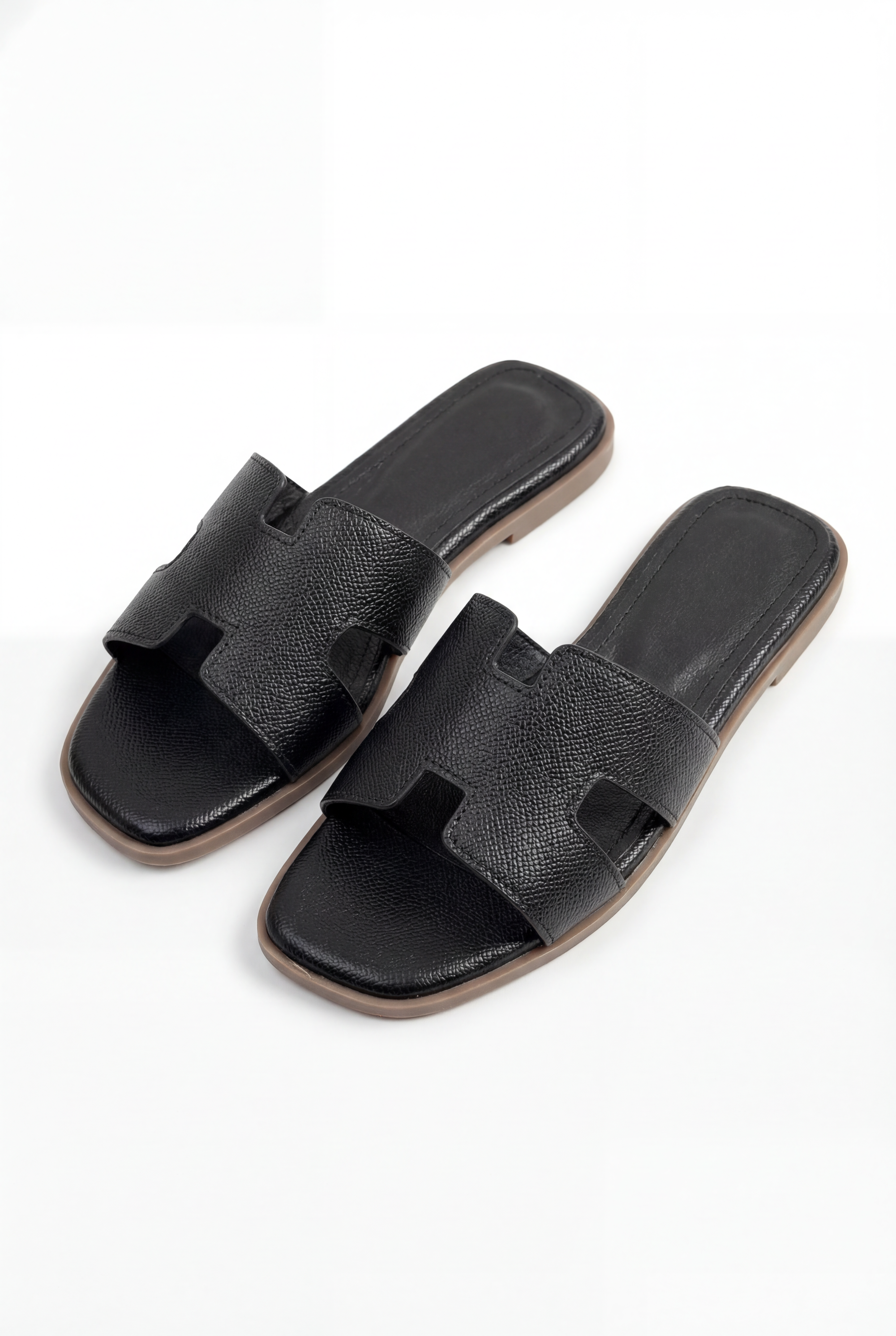 Sandalias planas de ecopiel