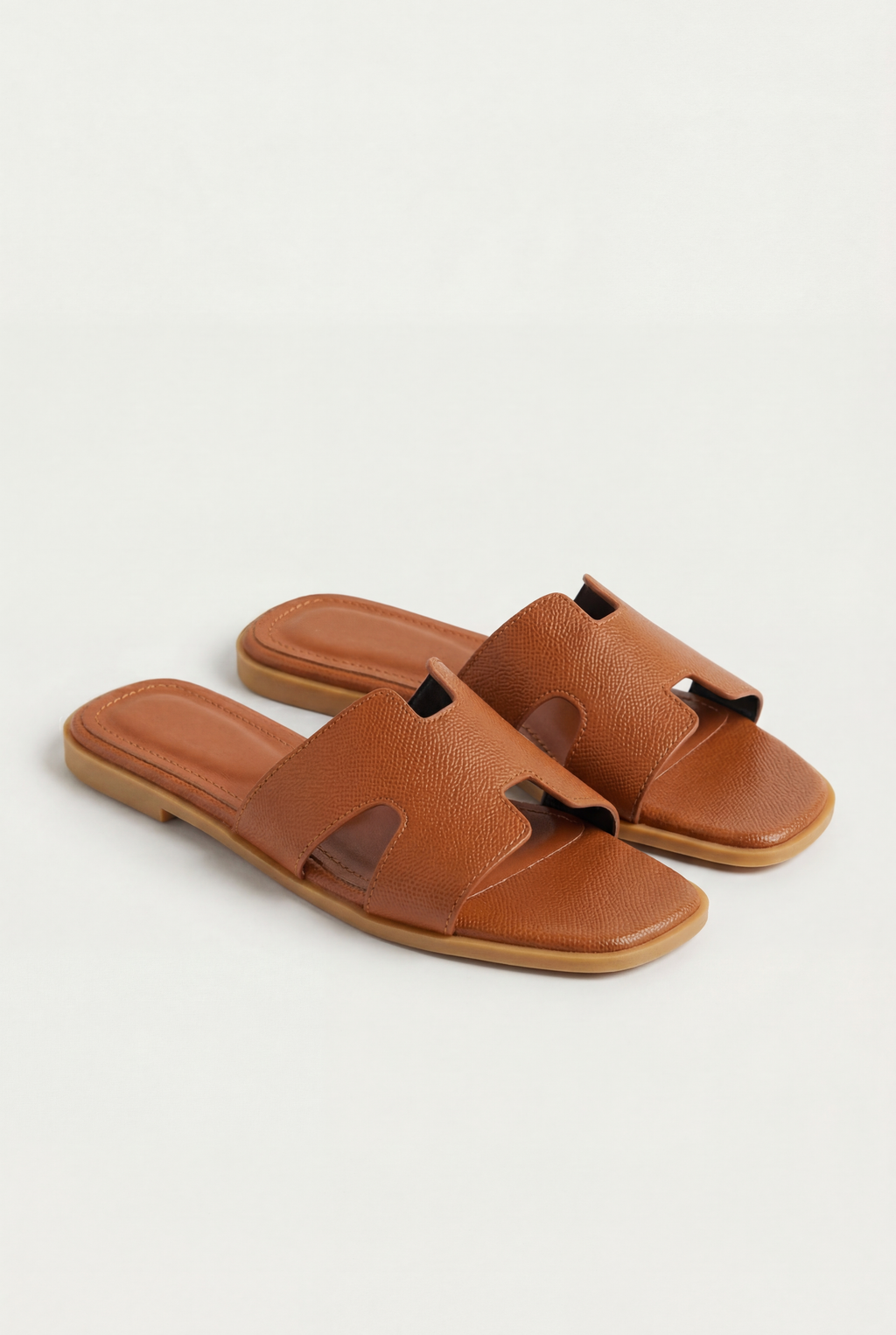 Sandalias planas de ecopiel
