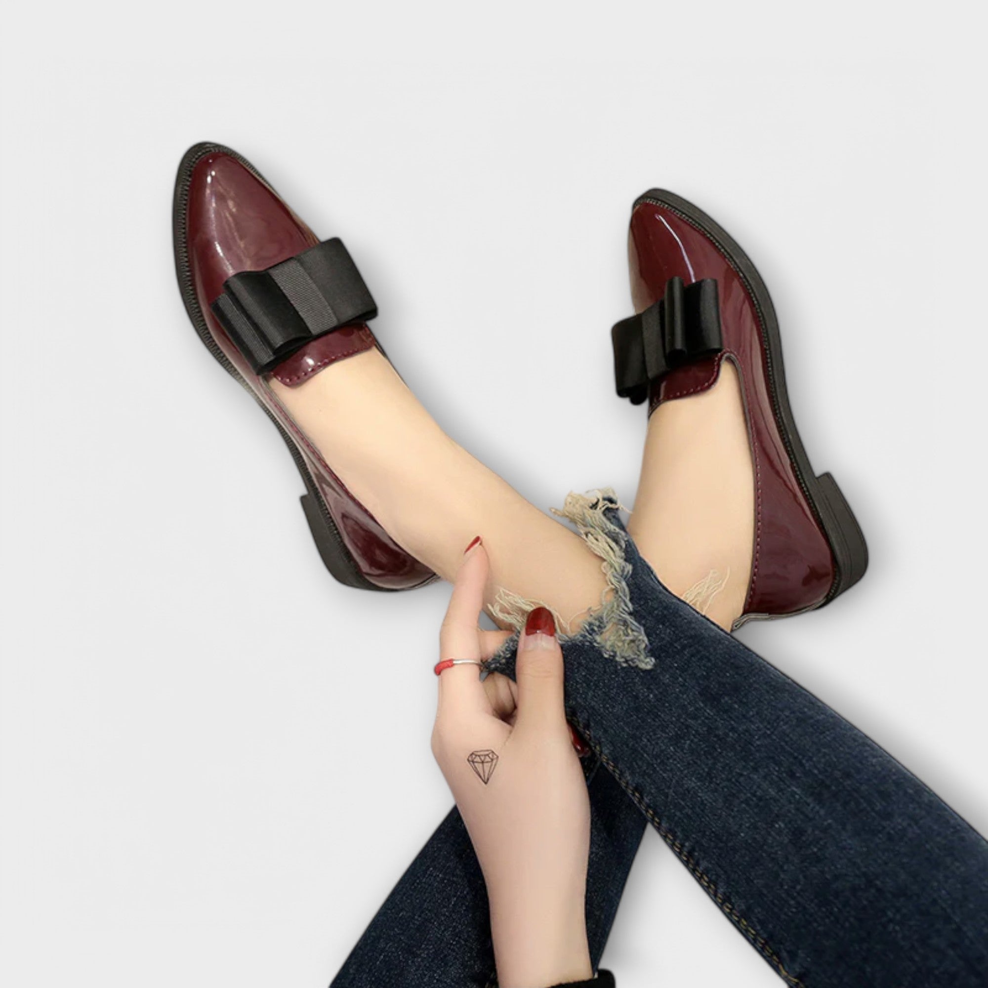 Camila - Mocasines Herraje Charol