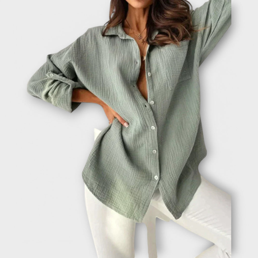 Daniela - Camisa Lino Oversize