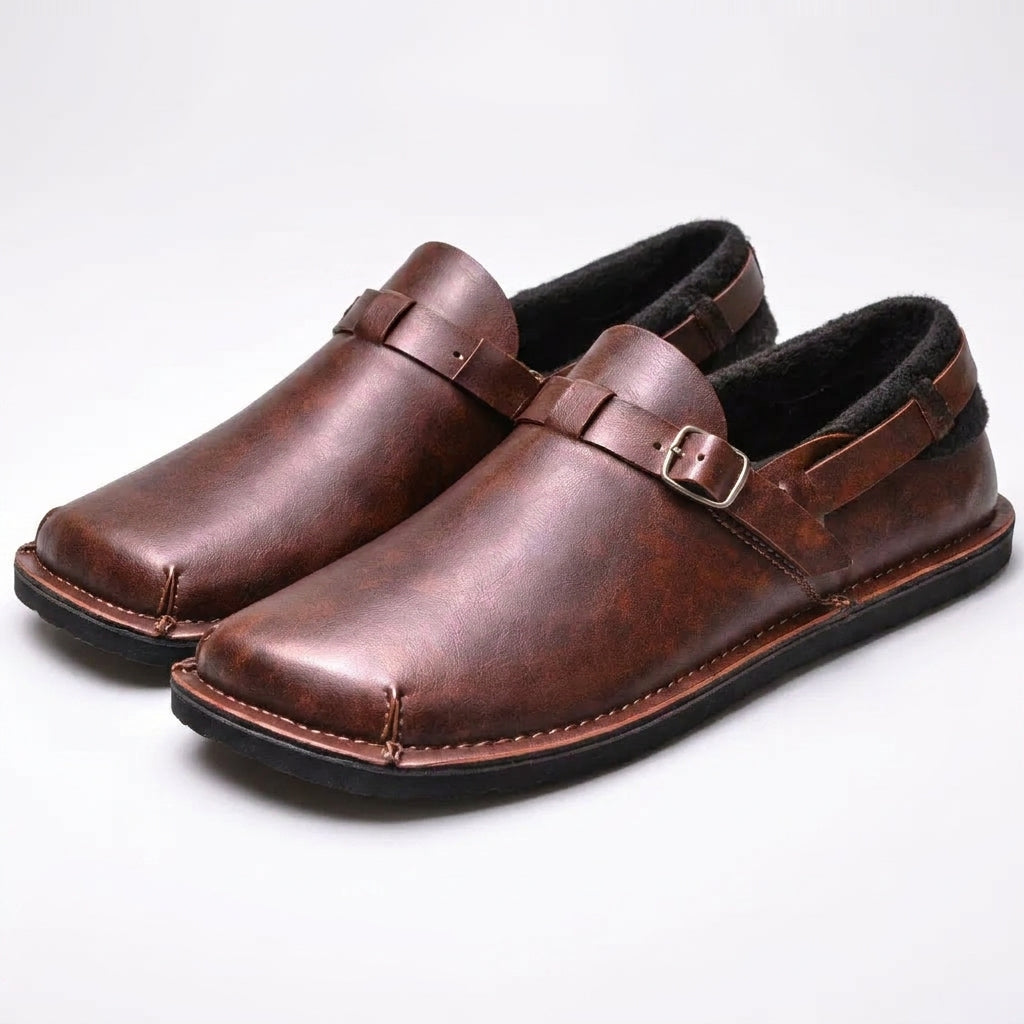 Domenico — Mocasín de Piel con Hebilla