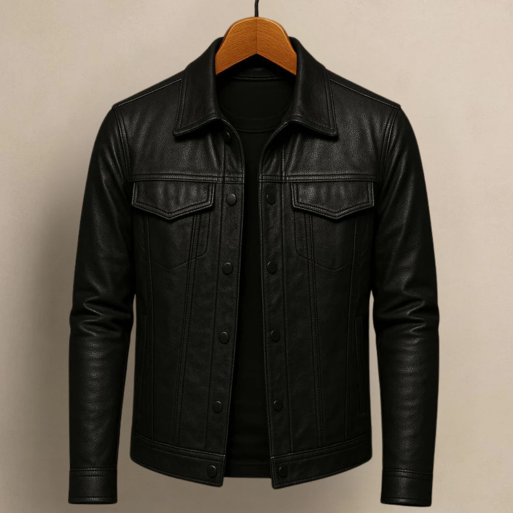 Alejandro - Chaqueta Cuero Texturizada