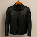 Alejandro - Chaqueta Cuero Texturizada