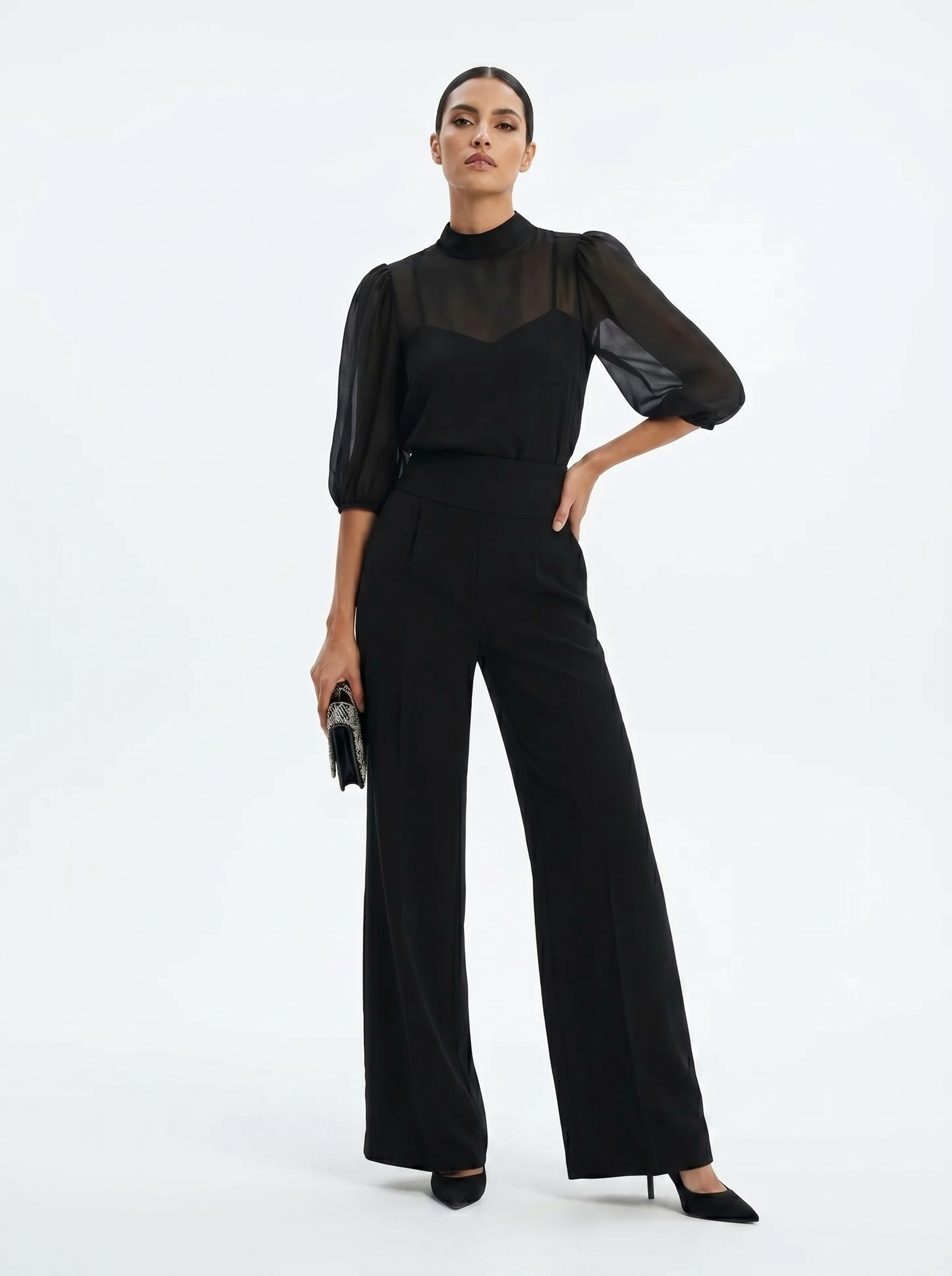 Valentina • Conjunto de tres piezas negro