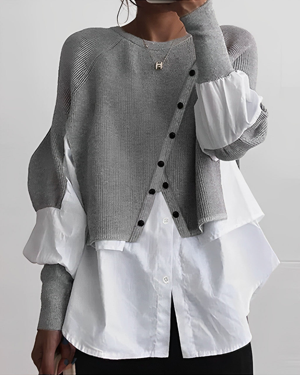 Isabella - Camisa Abotonada Capas