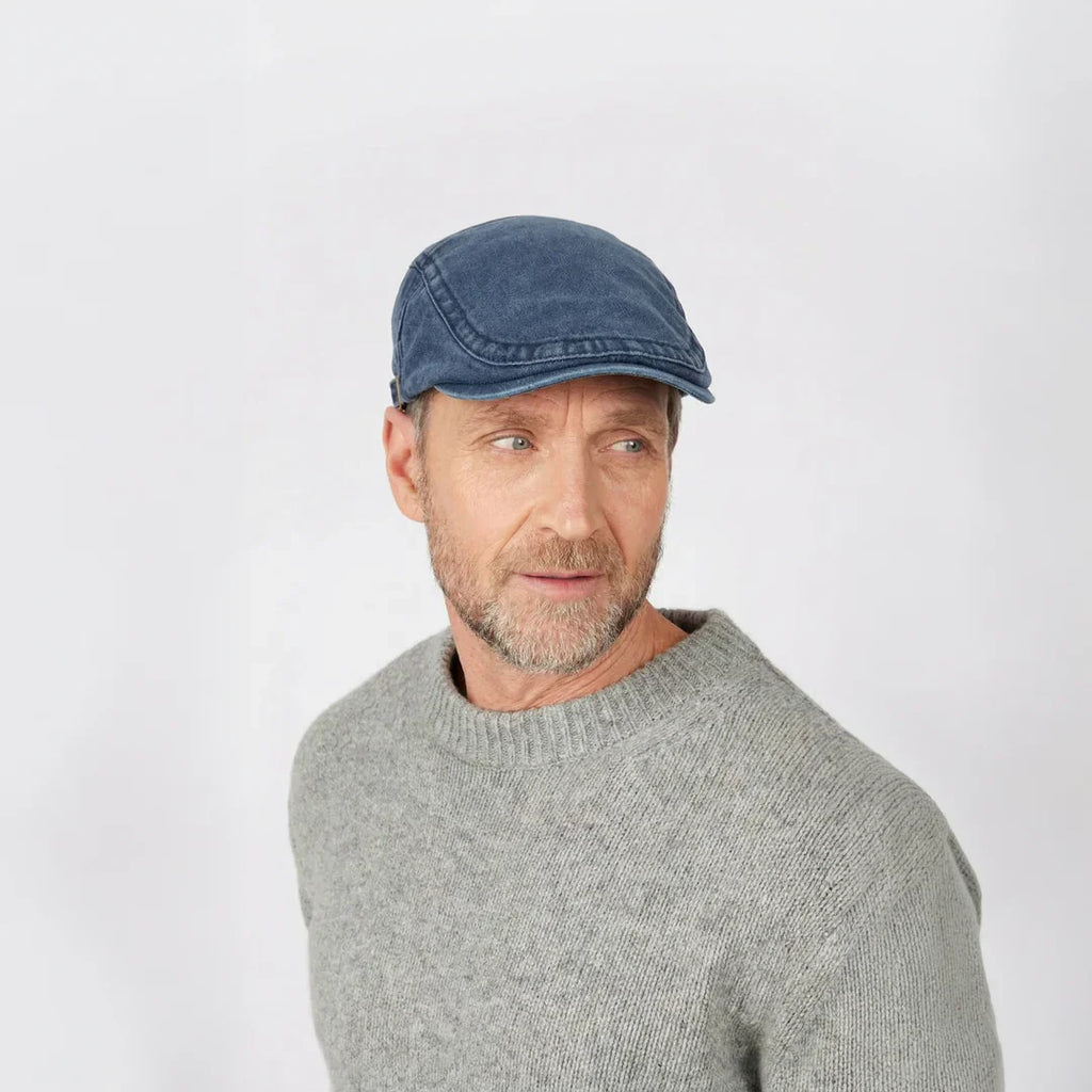 Enzo — Gorra de Denim Lavado