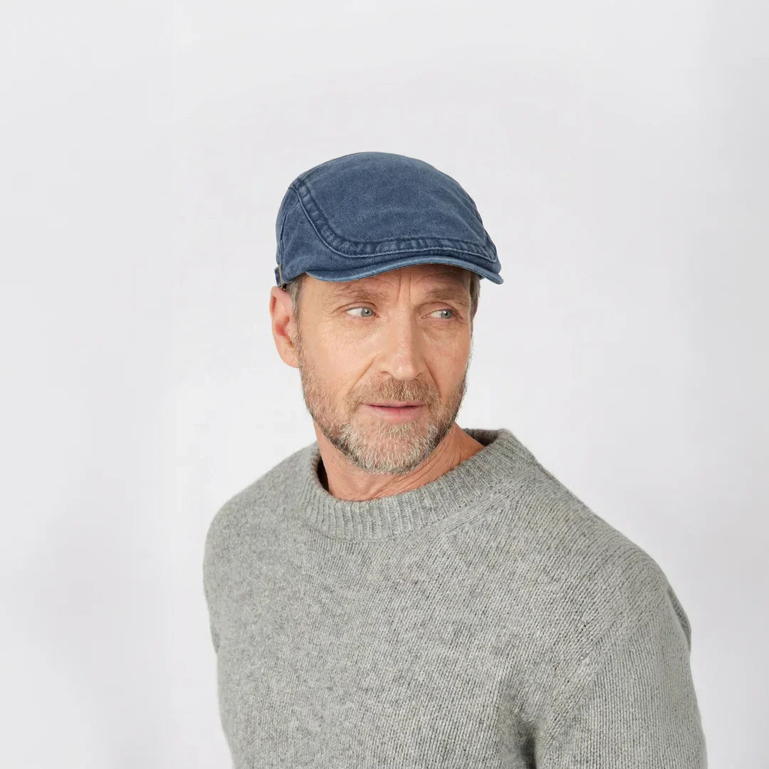 Enzo — Gorra de Denim Lavado