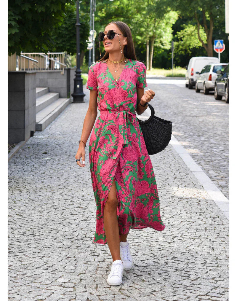 Júlia - Vestido Midi Floral