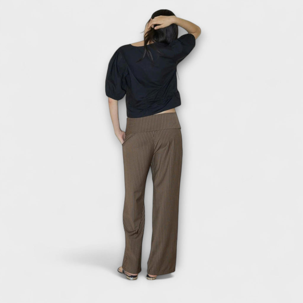 Gabriela - Pantalón Recto Tiro Alto