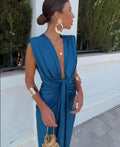 Natalia - Vestido Drapado Elegante