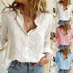 Sofía - Blusa Cuello V Botones