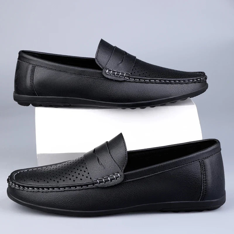 Mocasines clásicos de piel italiana