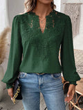 Valeria - Blusa Cuello V Bordada