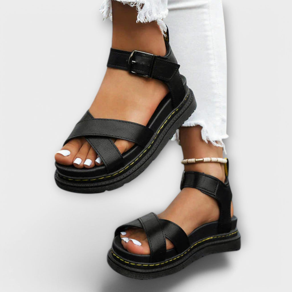 Renata - Sandalias de Plataforma Ajustables