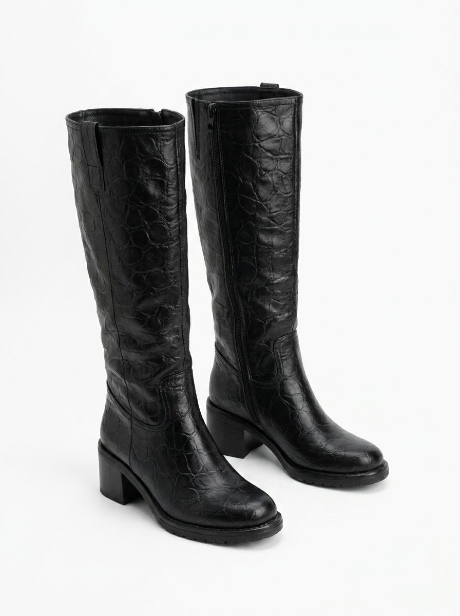Isabella - Botas Altas Cuero