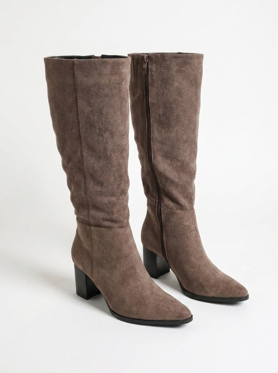 Isabella - Botas Altas Ante