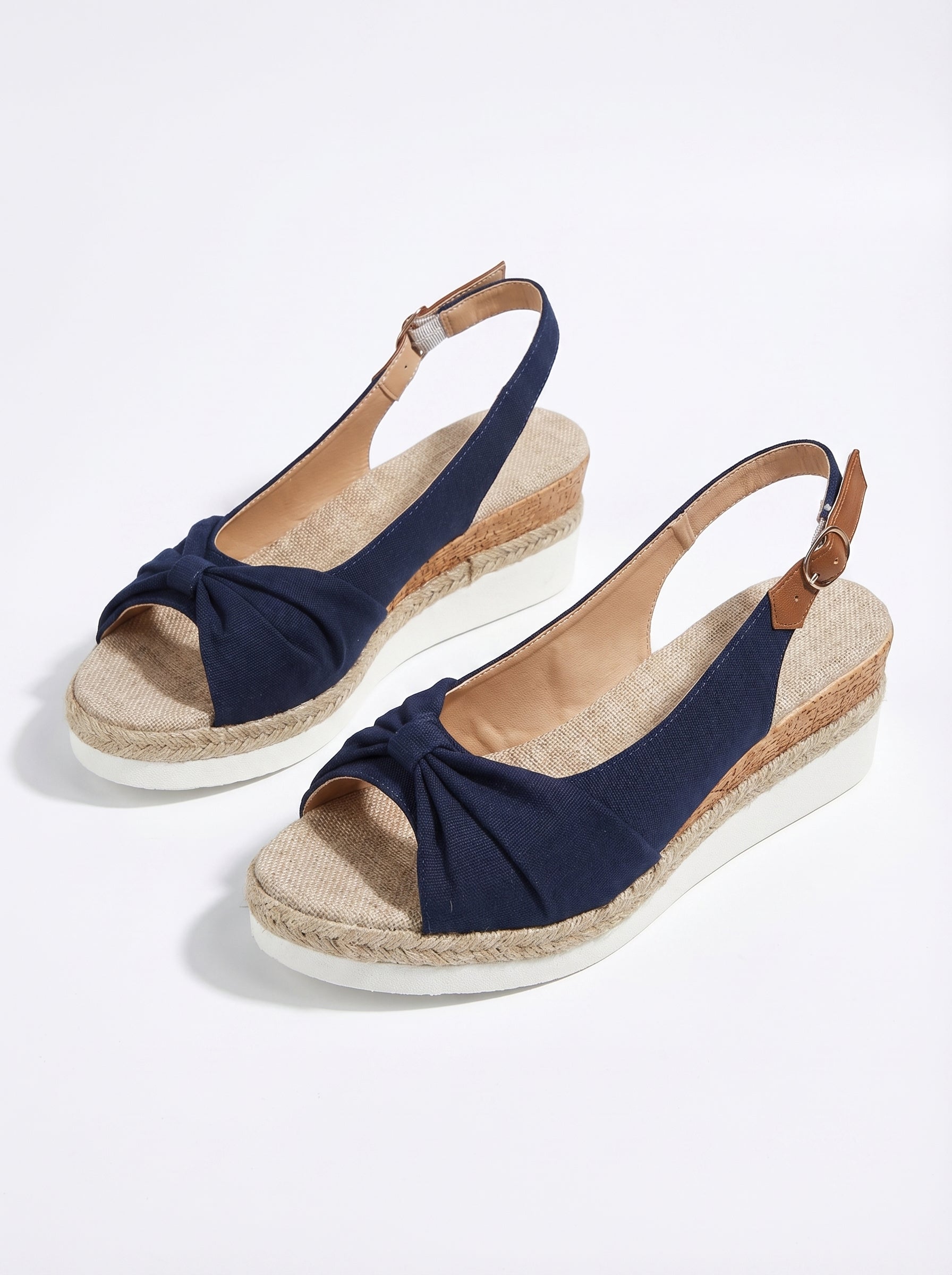 Mariana - Sandalias Plataforma Cuero