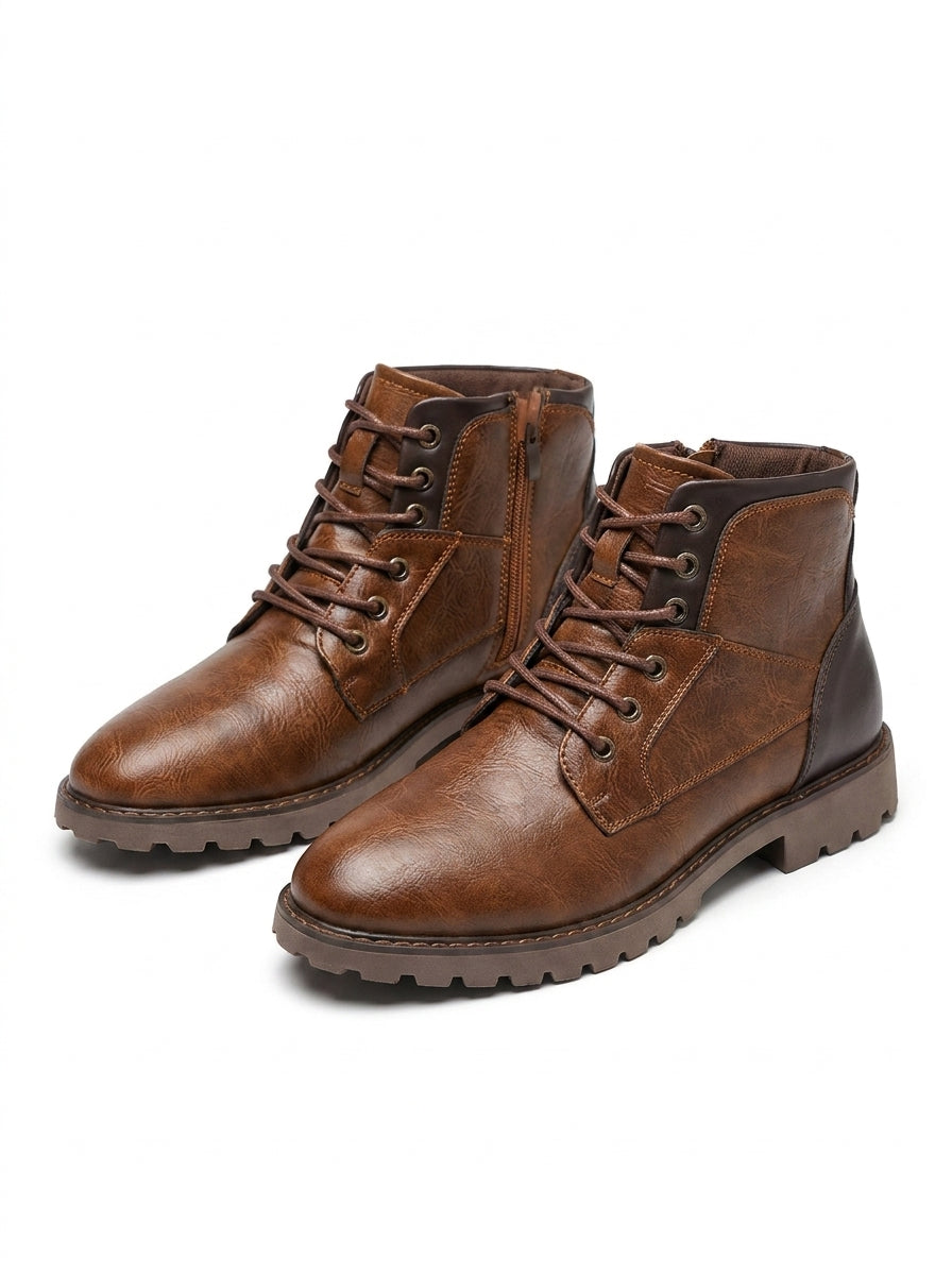 Emiliano - Botas Cuero Cordones