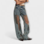 Camila - Jeans Wide Leg Tiro Alto