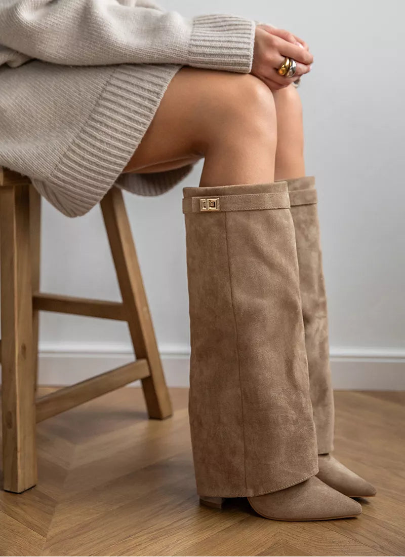 Valeria - Botas Altas Ante