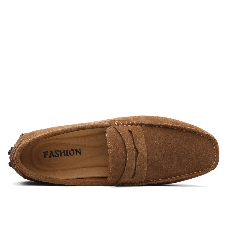 Mocasines casuales de ante