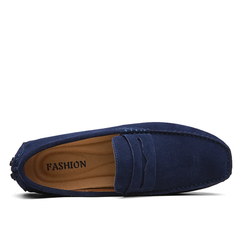 Mocasines casuales de ante