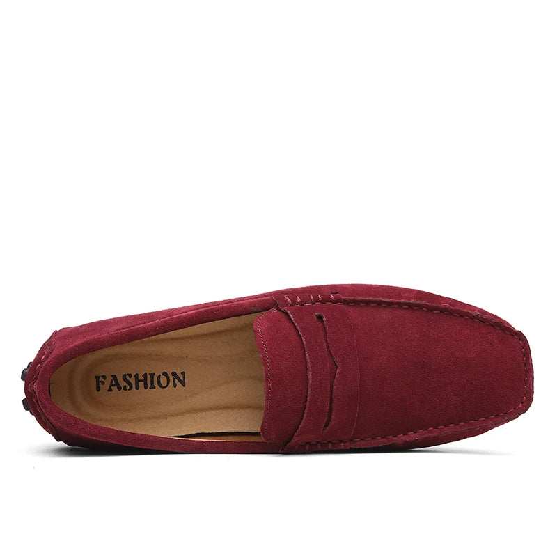 Mocasines casuales de ante