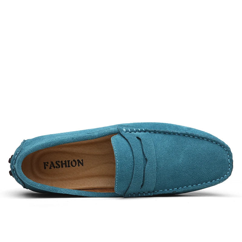 Mocasines casuales de ante